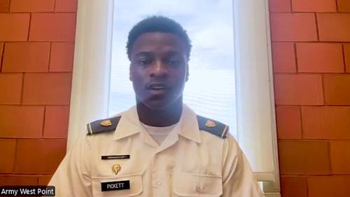 Former Enloe and current Army football player speaks on saving man from fiery wreck: 'Just reacting'