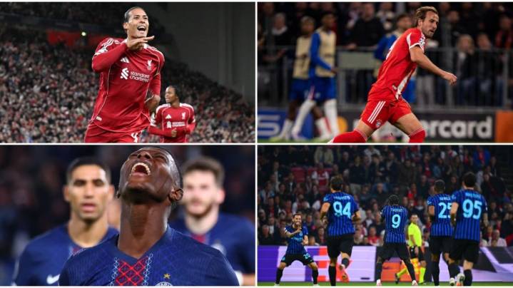 Champions League: resumen de la acción del miércoles con goleadas y partidos imperdibles