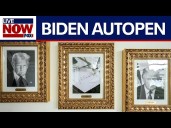 White House replaces Biden portrait with image of autopen