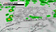 On and off showers/thunder and humid Wednesday and Thursday