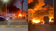Incendio en Yonque Moviliza a Bomberos de Reynosa
