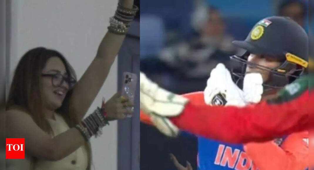 IND vs BAN: Abhishek Sharma blows a kiss towards stands, it was for...