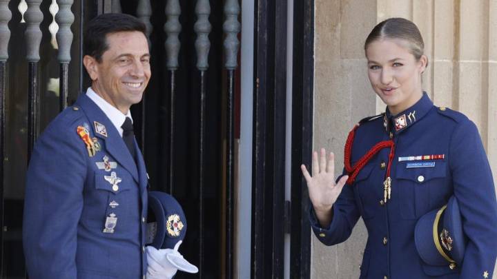 La llegada de la princesa Leonor a la Academia General del Aire, en imágenes