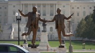 Trump, Epstein statue pops up at National Mall