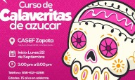 Impartirán curso para hacer calaveritas de azúcar