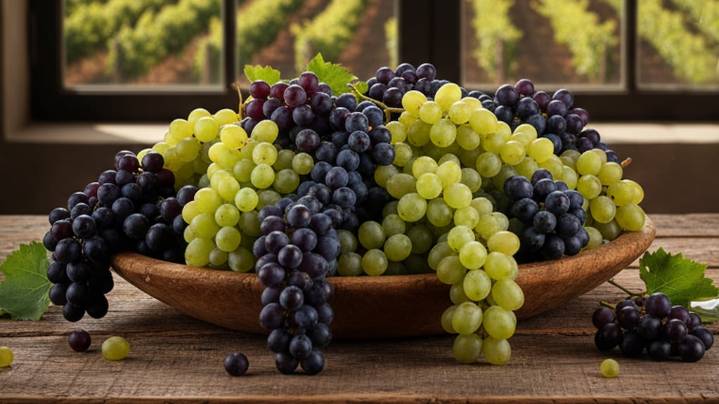 Pocos lo saben: cuál es la diferencia entre las uvas verdes y las moradas