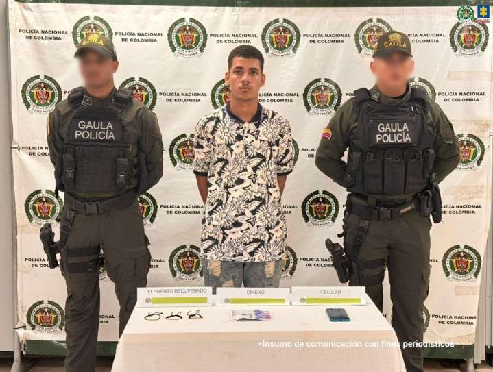 Asegurado hombre por extorsionar a menor en Cartagena
