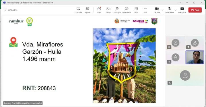 Jóvenes emprendedores del Huila luchan por un lugar en la final del EmprenFest 2025