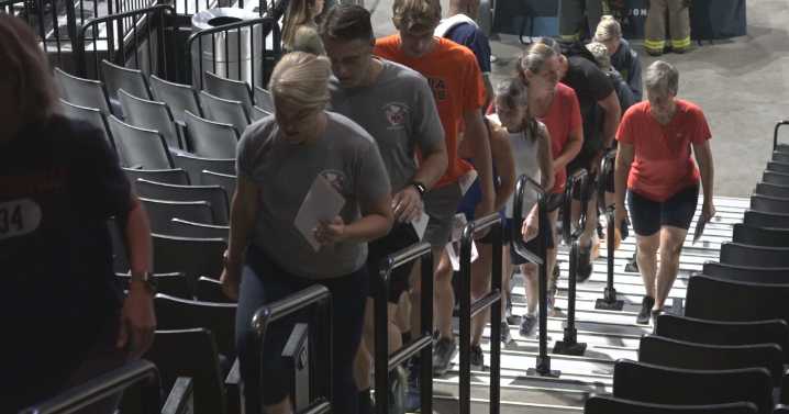 Local firefighters honor fallen 9/11 first responders with stair climb