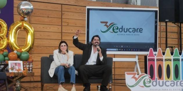 Celebra Amaury Vergara 30 años de Educare y anuncia inversiones