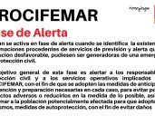 Activado en fase de alerta el PROCIFEMAR por lluvias y tormentas en todo Aragón