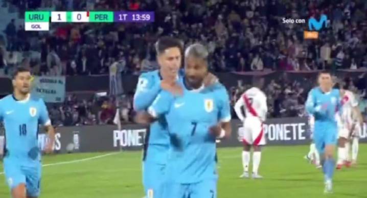 ¡Uruguay se impone rápidamente ante Perú! Rodrigo Aguirre abre el marcador para ‘La Celeste’ con potente cabezazo