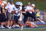 Indian River football steps off bus and into end zone in rout of Central Valley Academy (46 photos)