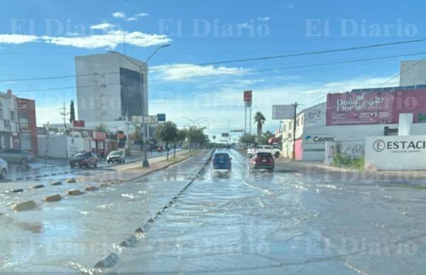 Encharcamientos sobre avenida Universidad generan riesgo