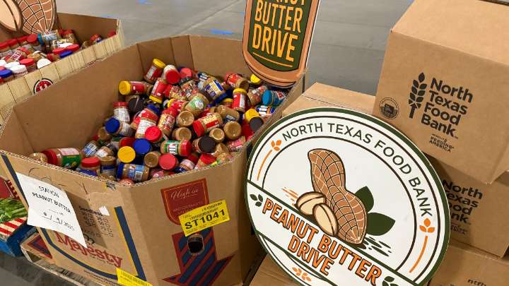 North Texas Food Bank launches ‘Peanut Butter Drive' during Hunger Action Month