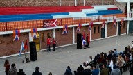 UJA pintó la tribuna del Club Antranik con la bandera de Artsaj: “Es el color de nuestra lucha”