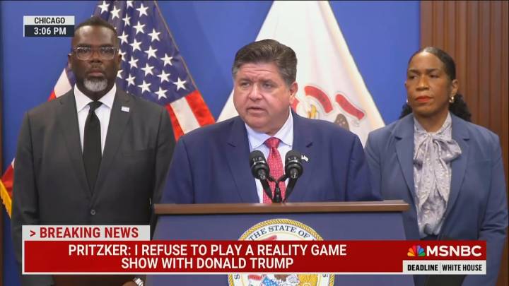 JB Pritzker Fires Back After Trump Declares He’s Sending Troops to Chicago