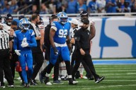 Lions still waiting to learn status of Marcus Davenport’s shoulder injury