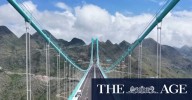 World’s tallest bridge opens in China