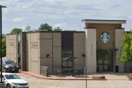 Starbucks in Front of Starbucks Closed on South Broadway in Tyler