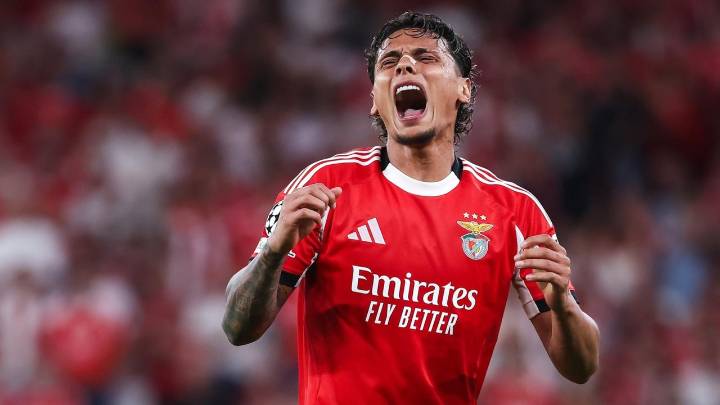 El colombiano que se destacó en el partido de Champions League entre Benfica y Qarabag; no fue Richard Ríos