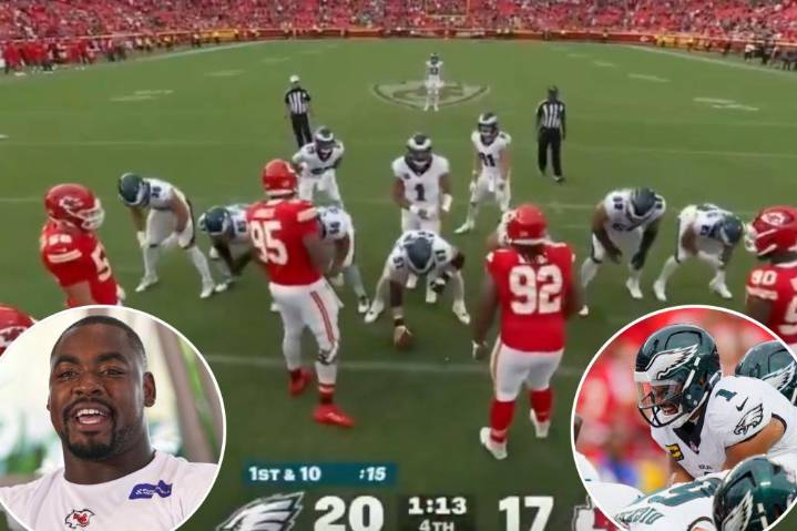 Chris Jones-Jalen Hurts heated trash talk captured on hot mic