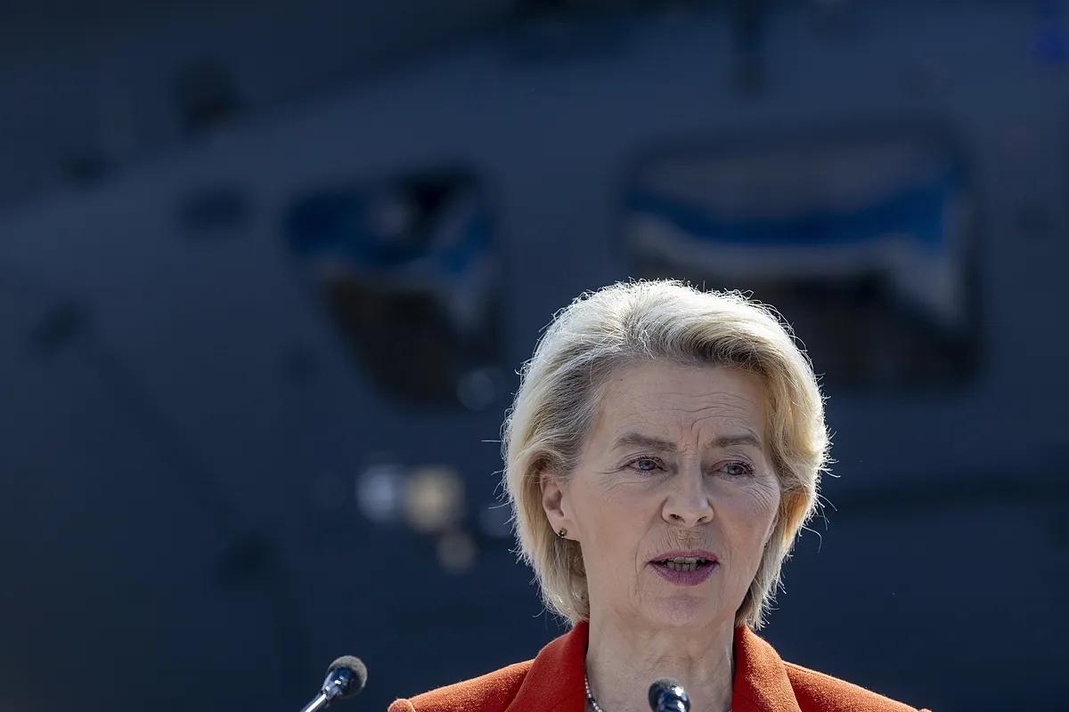 El avión de Ursula von der Leyen tuvo que aterrizar en Bulgaria utilizando mapas de papel por "interferencias rusas" en su GPS