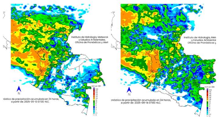 Ideam anticipa “lluvias más intensas” este 13 y 14 de septiembre de 2025: así estará el clima este fin de semana por departamentos