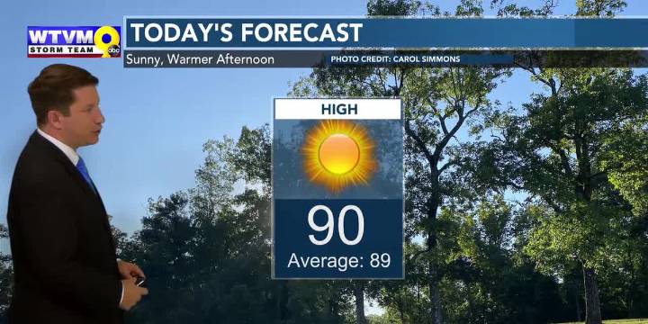Thursday Morning Weather on the Go for Columbus, GA (9/11/25)