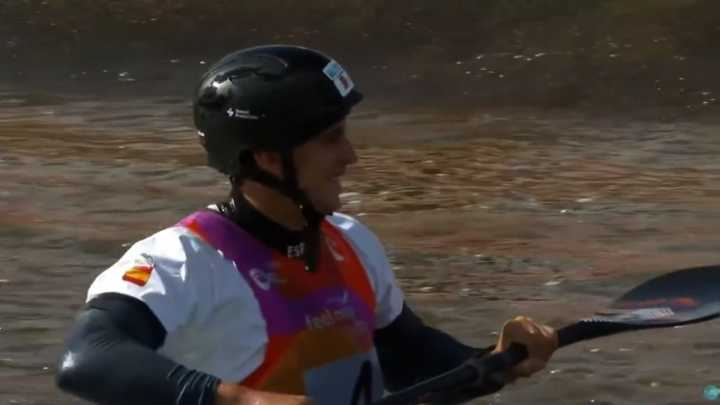 David Llorente, campeón del mundo en kayak cross contrarreloj