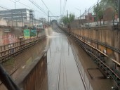 Línea A del Metro queda de nuevo a merced de la intensa lluvia