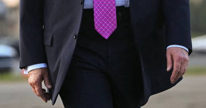 Trump, 79, Breaks Out the Hand Makeup During Golf Trip