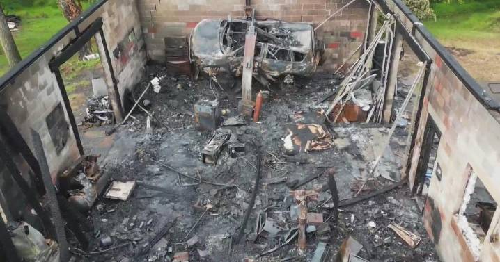 Fire destroys New Kensington man's garage that help keeps late father's memory alive
