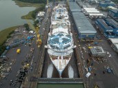 Legend of the Seas Floats Out at Meyer Turku