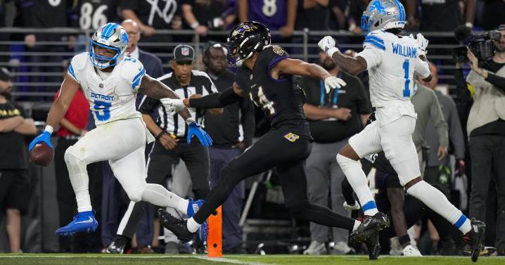 Los Lions aplastan a los Ravens y capturan a Lamar Jackson siete veces