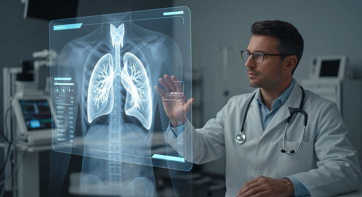AI-Driven Tool Links Lung Fibrosis to Accelerated Aging in IPF and Aging Research