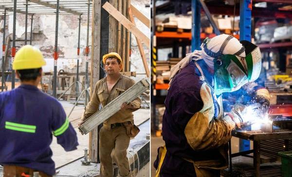 El uso de la capacidad instalada de la industria cayó en julio contra junio y 2024
