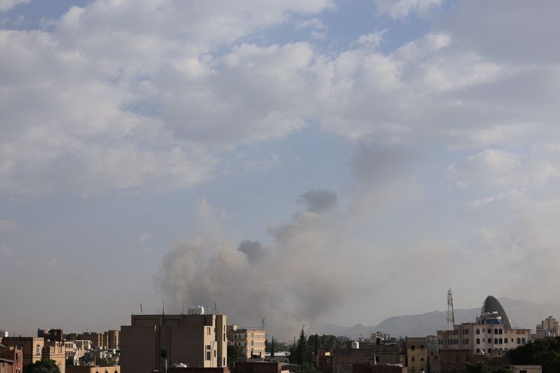 Israel strikes Yemen's Sanaa a day after Eilat drone attack
