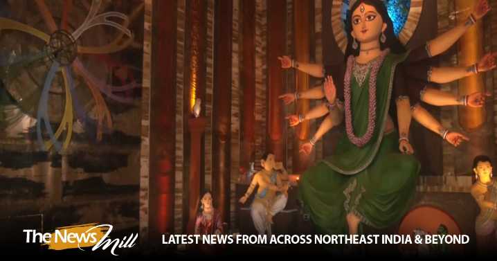 Hazra Park Durgotsab unveils Kolkata’s tallest 30-ft Durga idol with theme ‘Drishtikon’