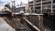 Massive sinkhole opens in Bangkok road