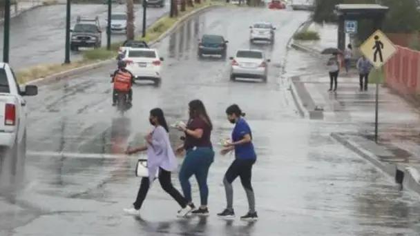Lluvias y vientos fuertes en Sonora por Lorena