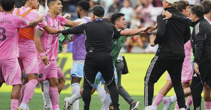 Leagues Cup sanciona a Luis Suárez con seis partidos tras escupir a empleado del Sounders en la final