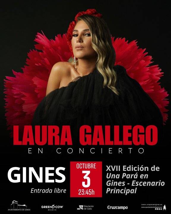Laura Gallego actuará en Una Pará en Gines el viernes 3 de octubre