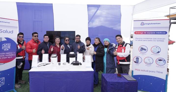 Anglo American entrega equipos de telemedicina para Titire