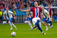 ¡Imparable! Haaland le dio la victoria a Noruega frente a Finlandia en un amistoso