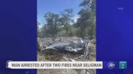 Suspected arsonist in Arizona arrested after 2 trailers found on fire