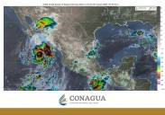 Huracán Lorena genera lluvias y tormentas eléctricas en Durango