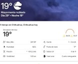 Martes con cielo mayormente nublado