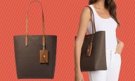Michael Kors Vincent Large Signature Tote Bag is on sale for 80% off