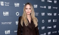 Angelina Jolie Bares Leg in Trenchcoat Dress at TIFF Premiere of New Movie ‘Couture’ | 2025 Toronto International Film Festival, Angelina Jolie